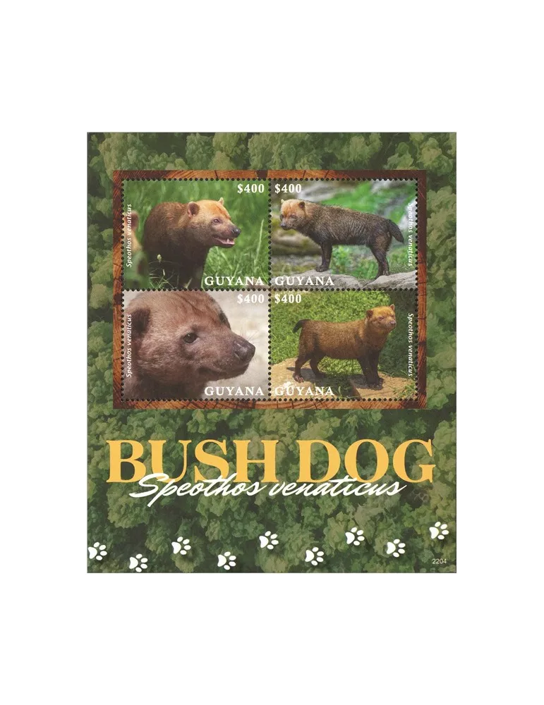 n° 7326/7329 - Timbre GUYANA Poste