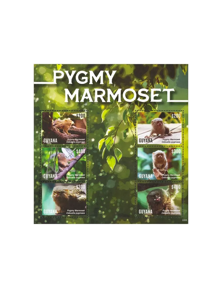 n° 7330/7335 - Timbre GUYANA Poste