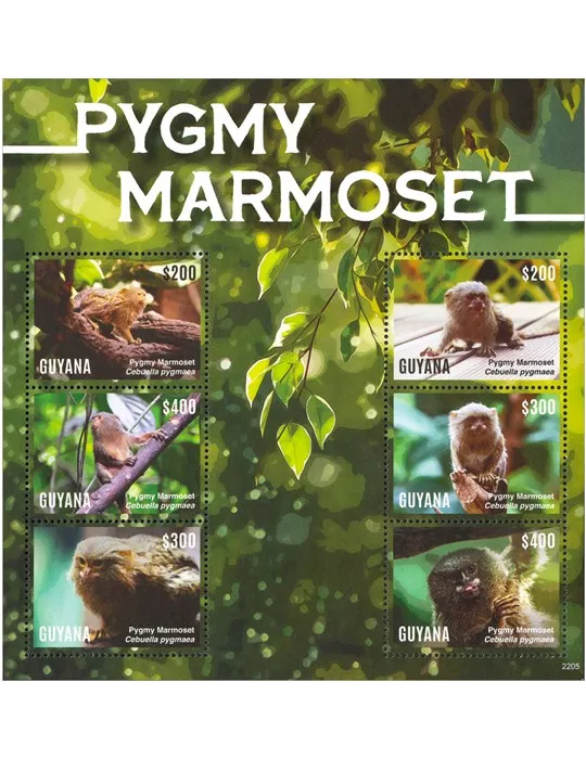 n° 7330/7335 - Timbre GUYANA Poste