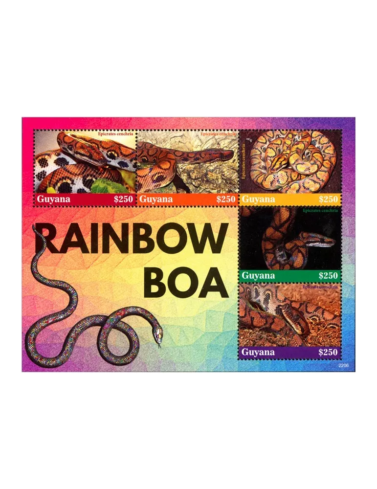 n° 7336/7340 - Timbre GUYANA Poste