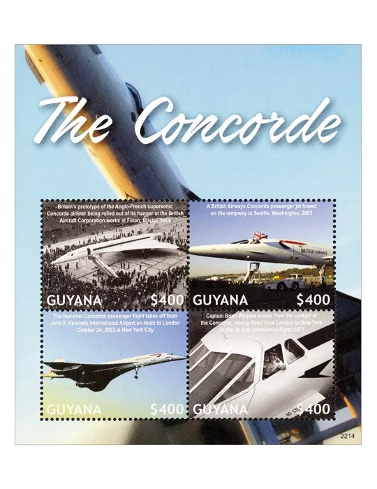 n° 7378/7381 - Timbre GUYANA Poste
