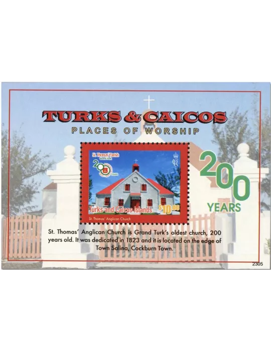 n° 259 - Timbre TURKS ET CAIQUES Blocs et feuillets