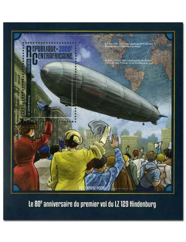 n° 938 : Timbre CENTRAFRIQUE Blocs et feuillets