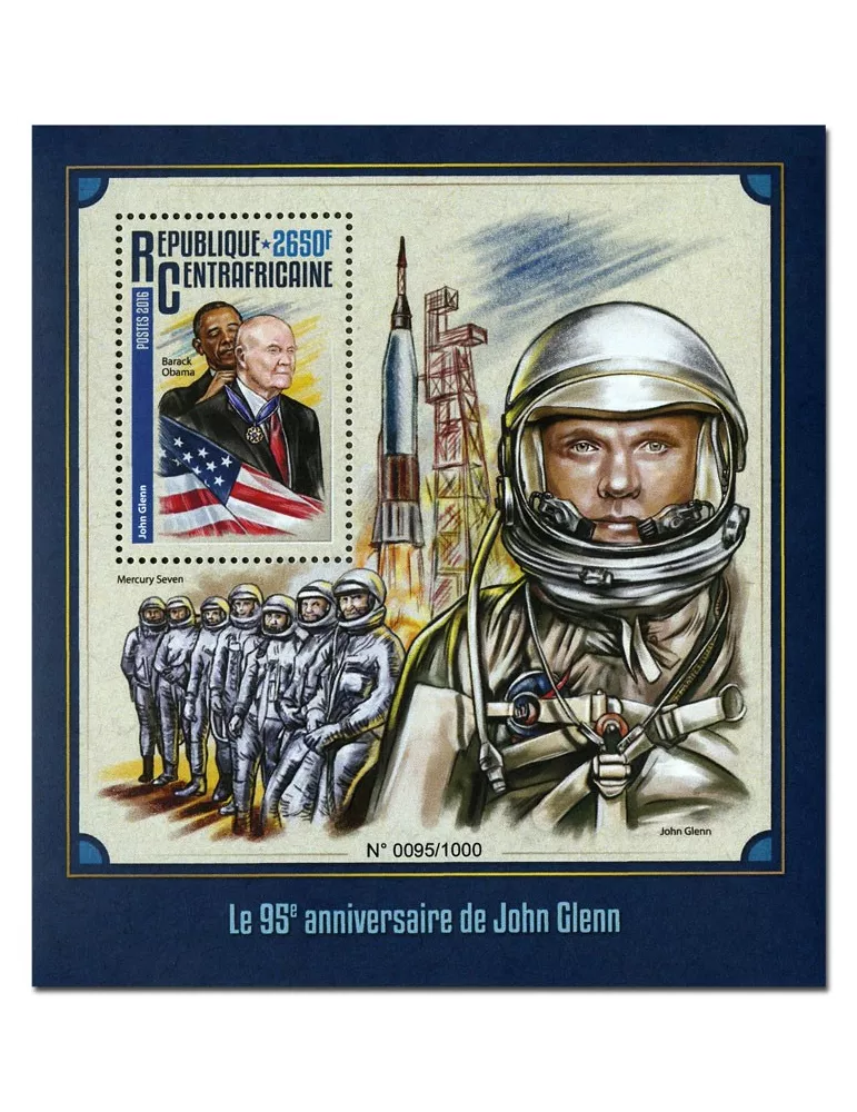 n° 941 : Timbre CENTRAFRIQUE Blocs et feuillets