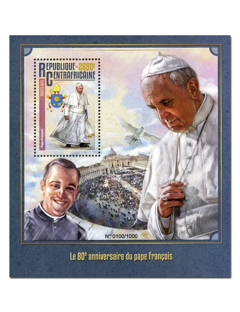 n° 949 : Timbre CENTRAFRIQUE Blocs et feuillets