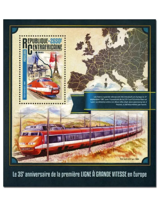 n° 952 : Timbre CENTRAFRIQUE Blocs et feuillets