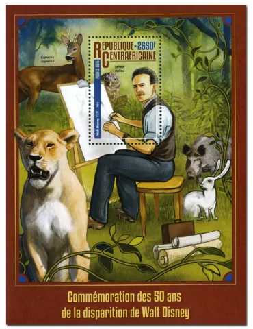 n° 969 : Timbre CENTRAFRIQUE Blocs et feuillets