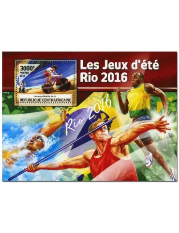n° 998 : Timbre CENTRAFRIQUE Blocs et feuillets