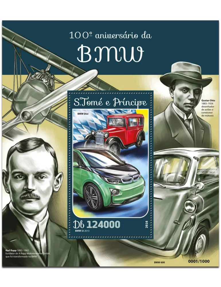 n° 913 : Timbre SAINT-THOMAS ET PRINCE Blocs et feuillets