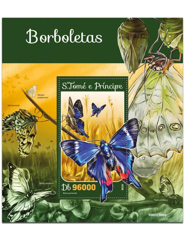 n° 926 : Timbre SAINT-THOMAS ET PRINCE Blocs et feuillets
