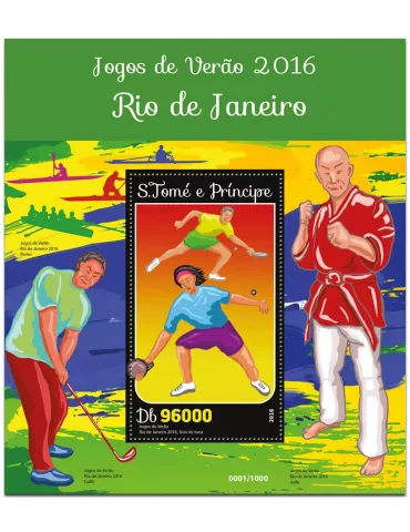 n° 936 : Timbre SAINT-THOMAS ET PRINCE Blocs et feuillets