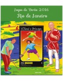 n° 936 : Timbre SAINT-THOMAS ET PRINCE Blocs et feuillets