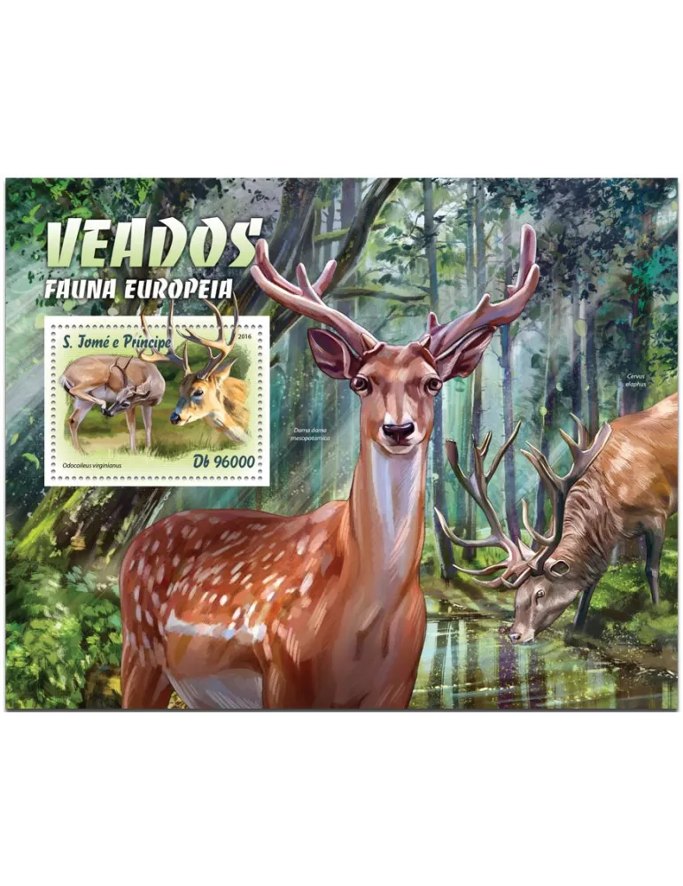 n° 956 : Timbre SAINT-THOMAS ET PRINCE Blocs et feuillets