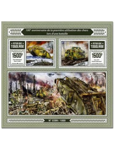 n° 1089 : Timbre TOGO Blocs et feuillets