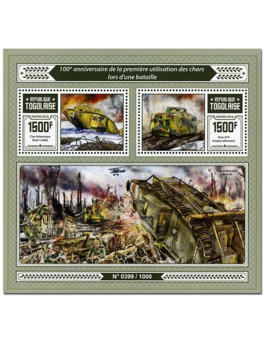 n° 1089 : Timbre TOGO Blocs et feuillets