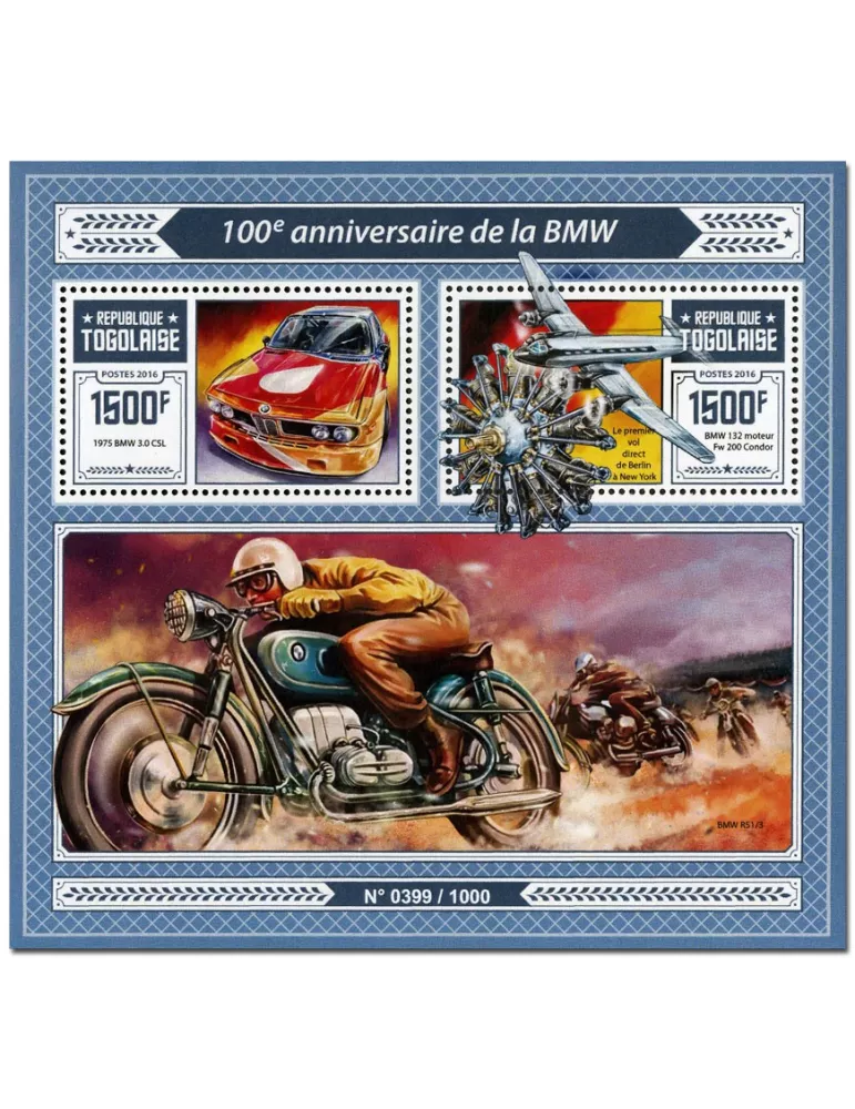 n° 1090 : Timbre TOGO Blocs et feuillets