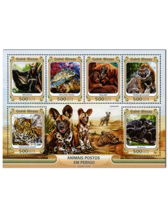 n° 6358 : Timbre GUINÉE-BISSAU Poste