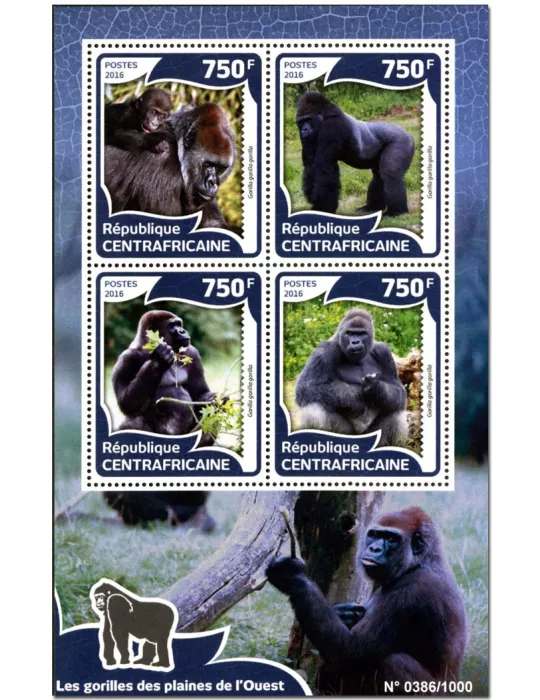 n° 4200 : Timbre CENTRAFRIQUE Poste