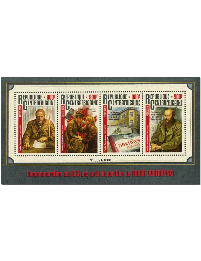 n° 4296 : Timbre CENTRAFRIQUE Poste