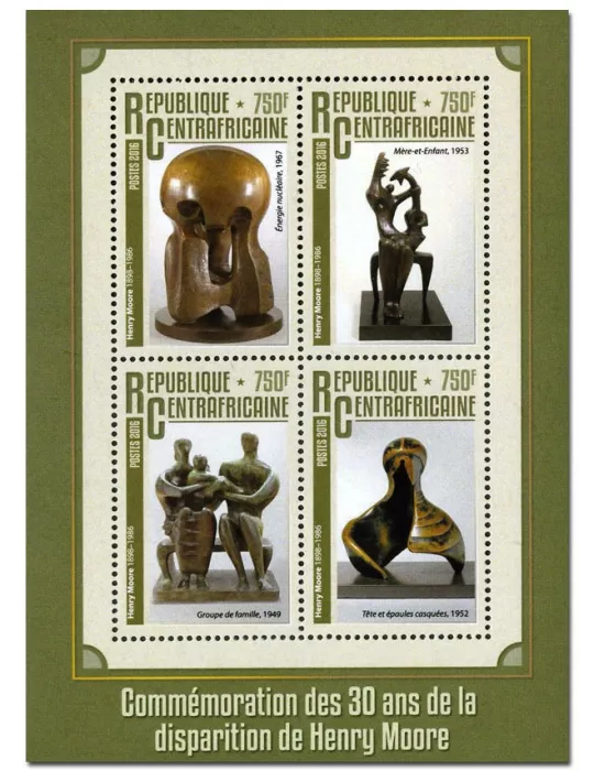 n° 4380 : Timbre CENTRAFRIQUE Poste