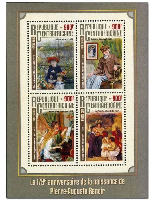 n° 4416 : Timbre CENTRAFRIQUE Poste