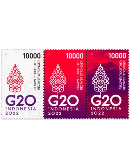 n° 3126/3128 - Timbre INDONESIE Poste