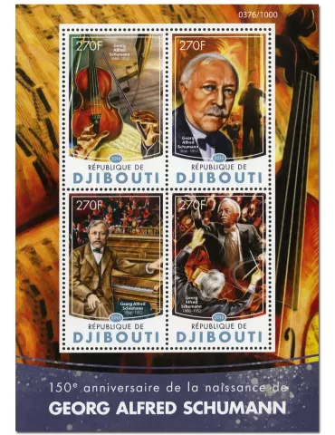 n° 987 : Timbre DJIBOUTI Poste