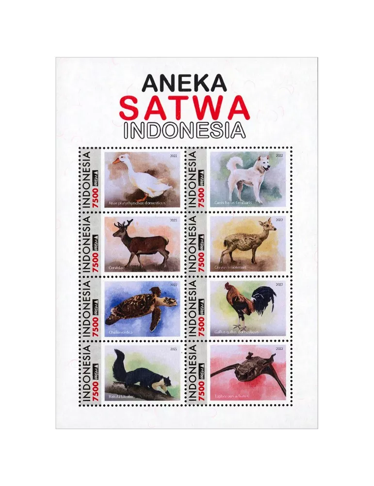 n° 3151/3158 - Timbre INDONESIE Poste