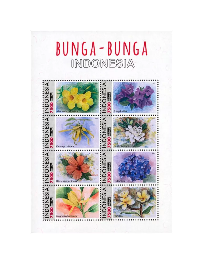 n° 3163/3170 - Timbre INDONESIE Poste