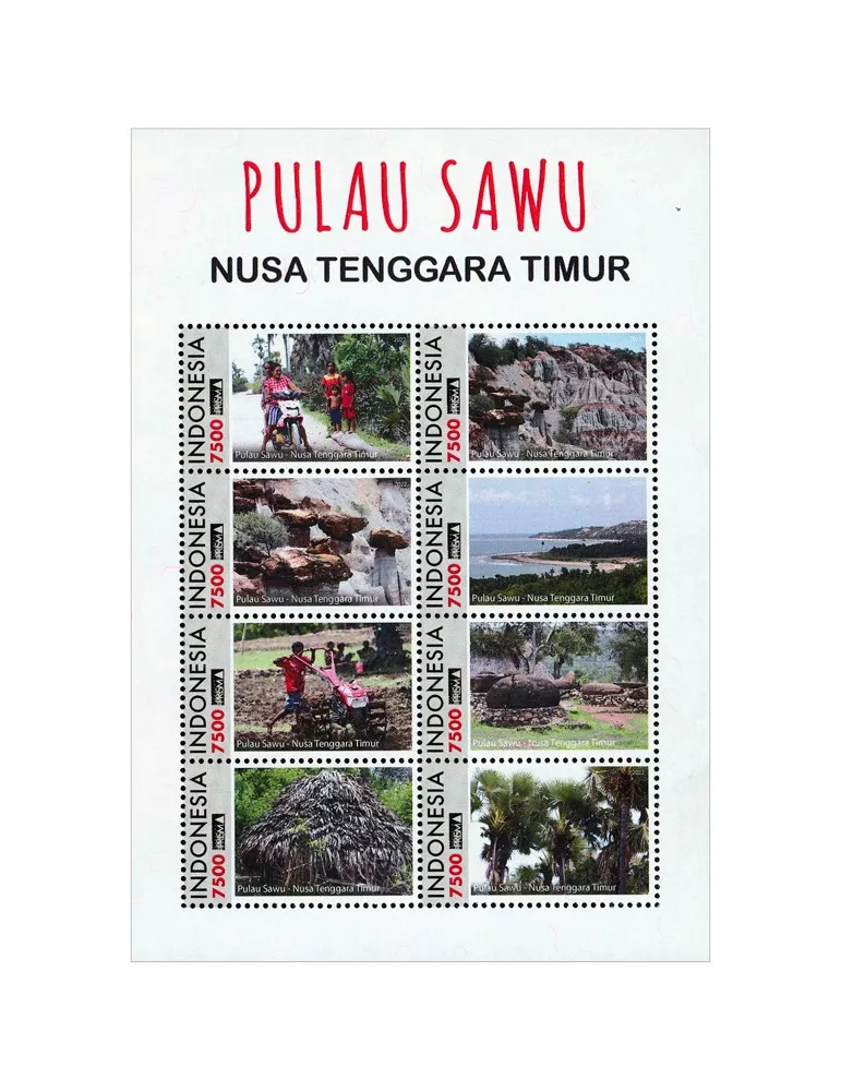 n° 3186/3193 - Timbre INDONESIE Poste