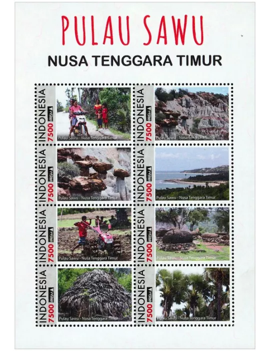 n° 3186/3193 - Timbre INDONESIE Poste