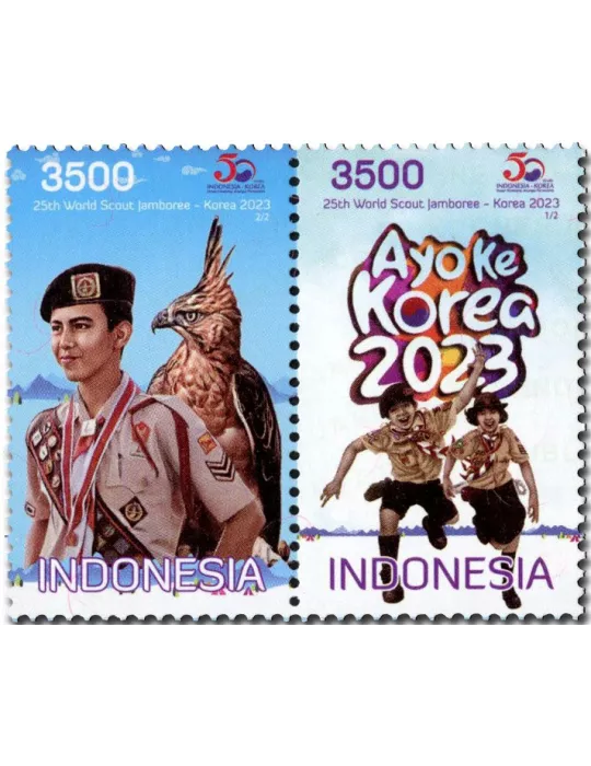 n° 3211/3212 - Timbre INDONESIE Poste