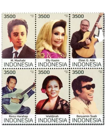 n° 3217/3222 - Timbre INDONESIE Poste