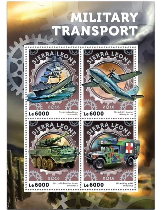 n° 5909 : Timbre SIERRA LEONE Poste