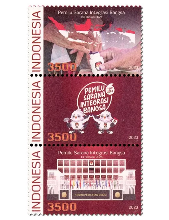 n° 3253/3255 - Timbre INDONESIE Poste