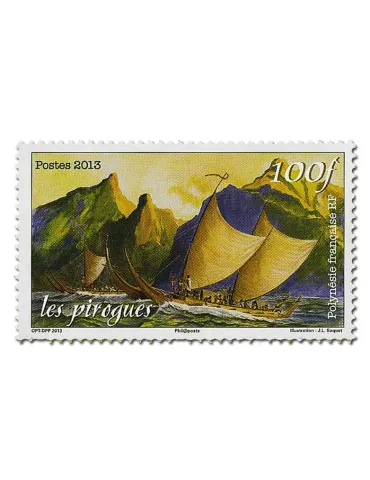 n° 1042/1043 - Timbre Polynésie Poste 2