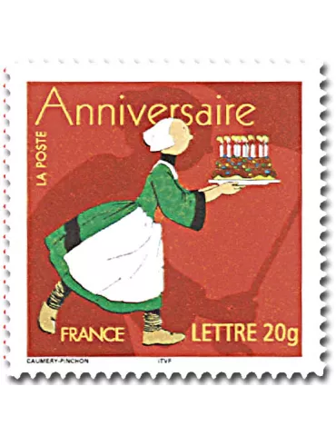 n° 52C (3778B) - Timbre France Autoadhésifs