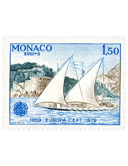 n° 1186a/1188a (BF 17) - Timbre Monaco Poste