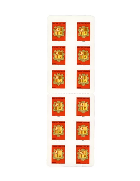 n° 14 - Timbre Andorre Carnets