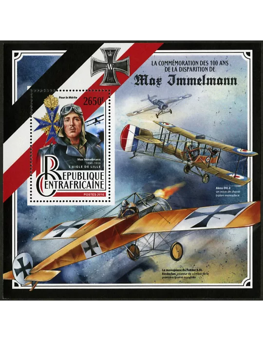 n° 1066 - Timbre CENTRAFRIQUE Blocs et feuillets