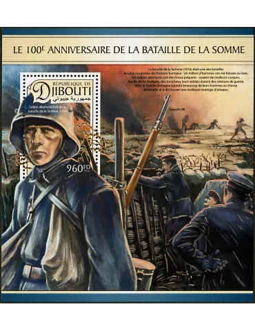 n° 144 - Timbre DJIBOUTI Blocs et feuillets