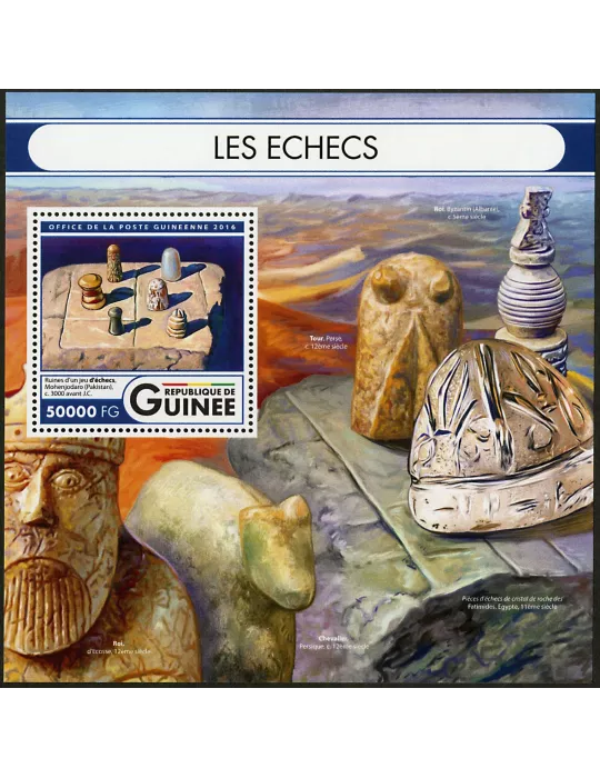 n° 1990 - Timbre GUINÉE Blocs et feuillets