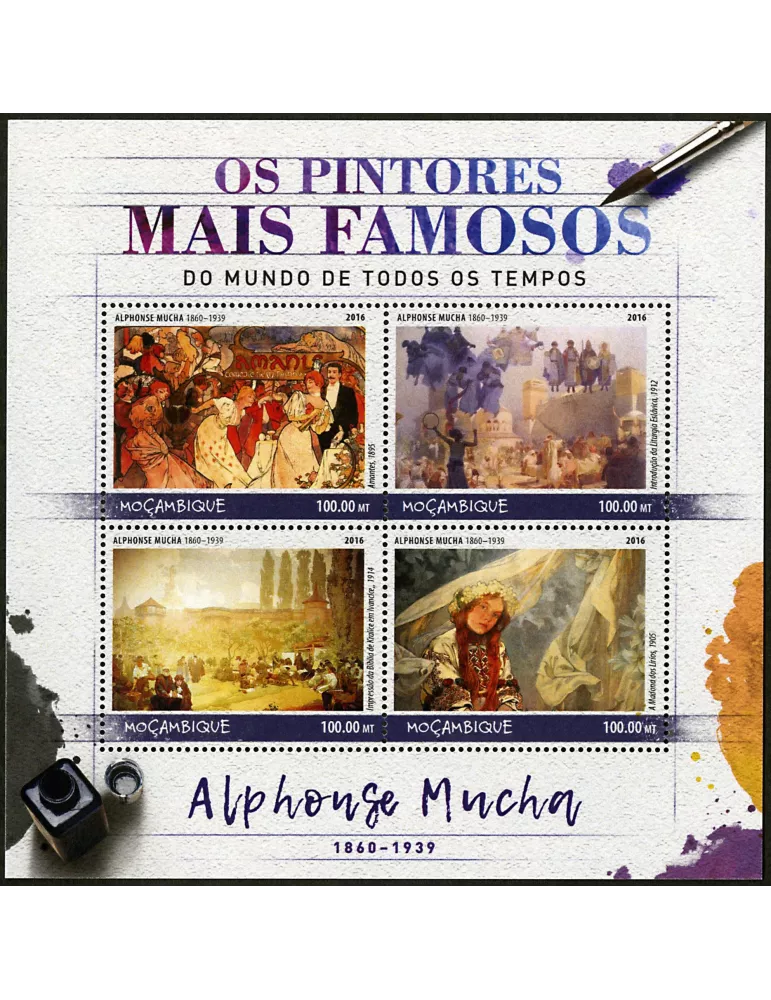 n° 7434 - Timbre MOZAMBIQUE Poste