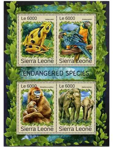 n° 6537 - Timbre SIERRA LEONE Poste