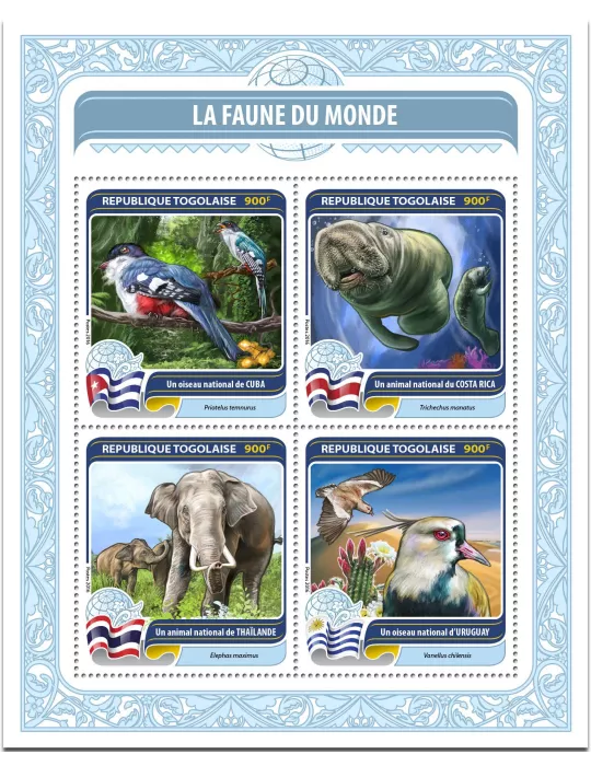 n° 5186 - Timbre TOGO Poste