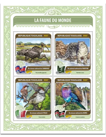 n° 5214 - Timbre TOGO Poste