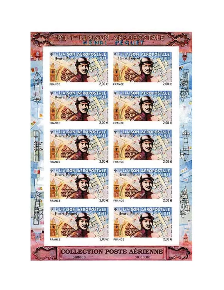 n° F74a - Timbre France Poste aérienne