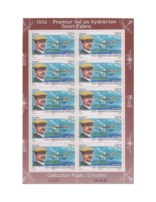 n° F73a - Timbre France Poste aérienne