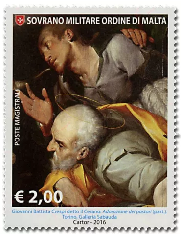 n° 1351 - Timbre ORDRE de MALTE Poste 2