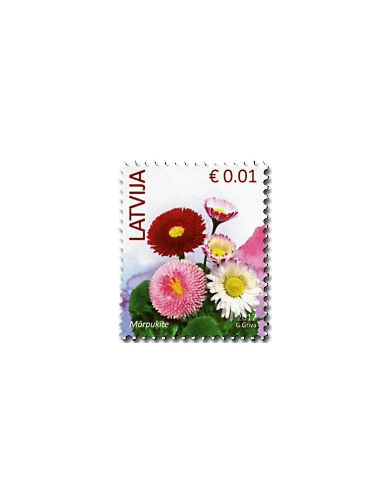 n° 977 - Timbre LETTONIE Poste